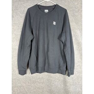 Alaskan Hardgear Duluth Trading Co Mens Large Black Tough Cotton Sweatshirt AKHG